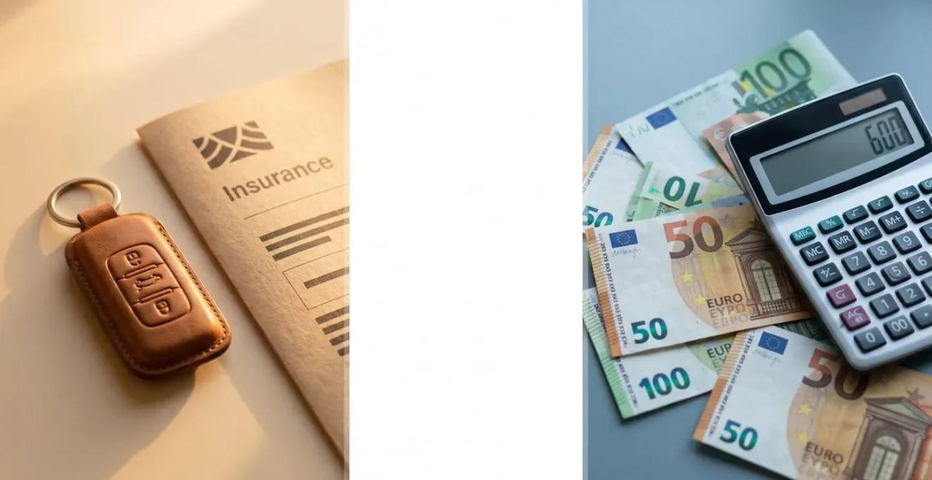 Illustration symbolisant le choix entre protection et économie pour l'assurance automobile