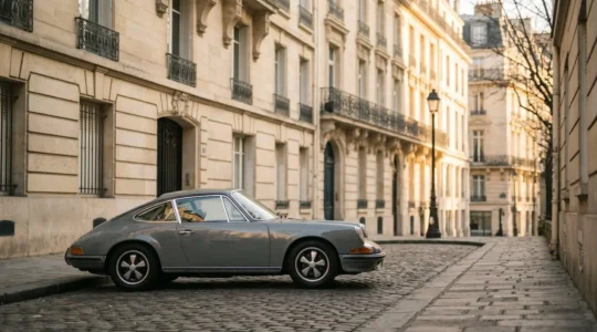 Porsche 911 classique dans un environnement français authentique illustrant le dilemme investissement versus passion automobile