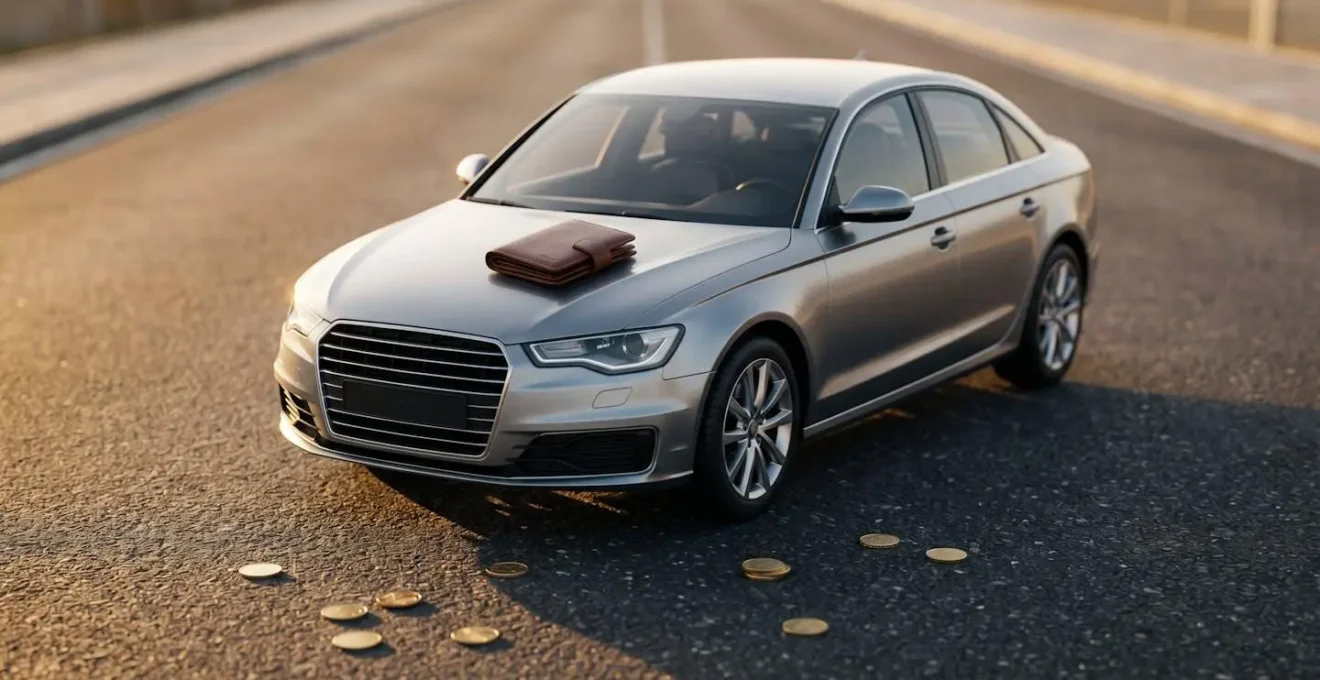 Concept de réduction d'assurance automobile avec symboles d'économie et de conduite responsable