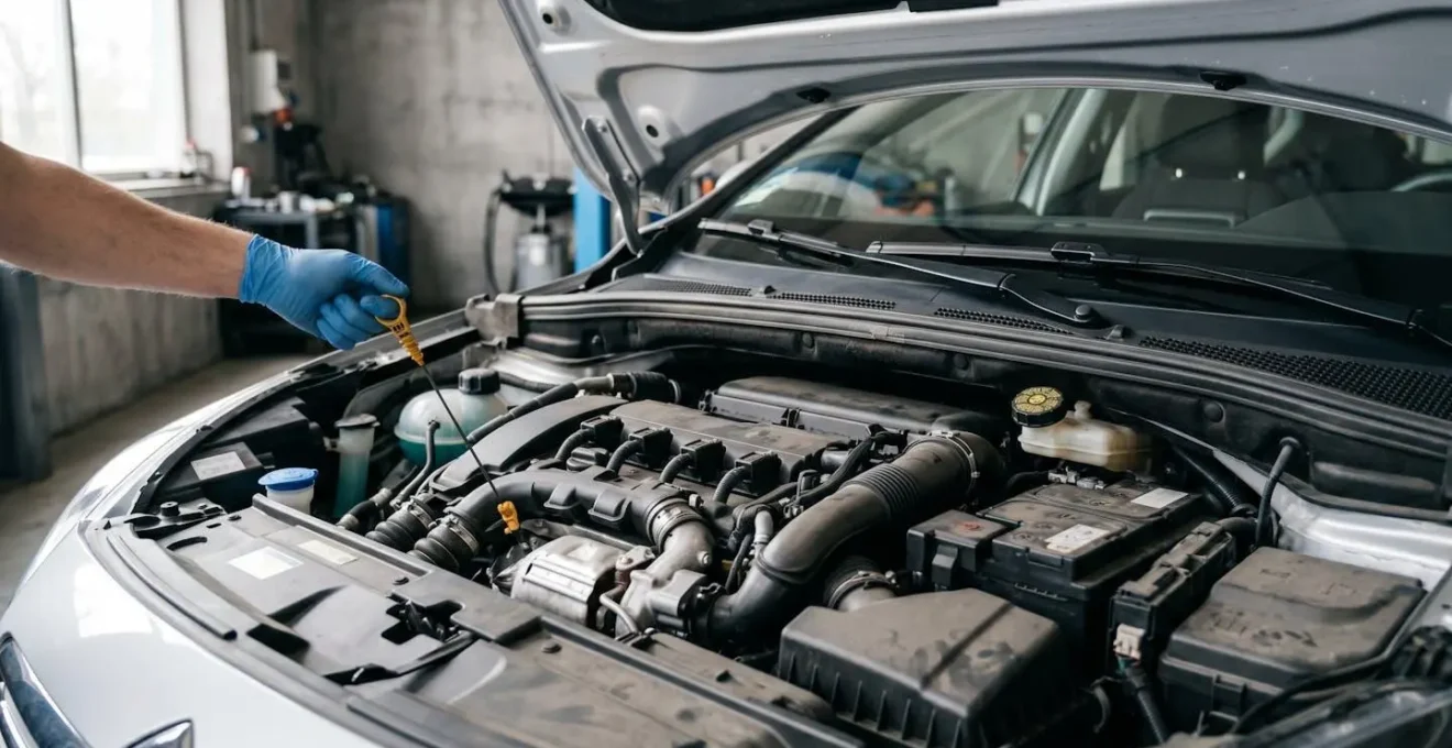 Vérification des fluides automobiles sous le capot pour prévenir les pannes moteur