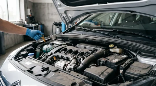 Vérification des fluides automobiles sous le capot pour prévenir les pannes moteur